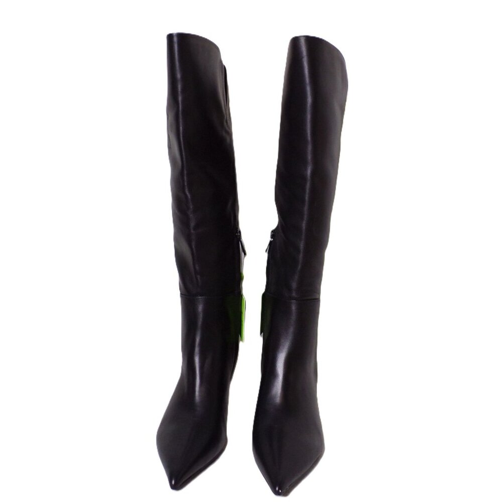 🆕SAM EDELMAN Taylin Knee High Kitten Heel Boot Wide Calf Black 8 - Picture 7 of 15